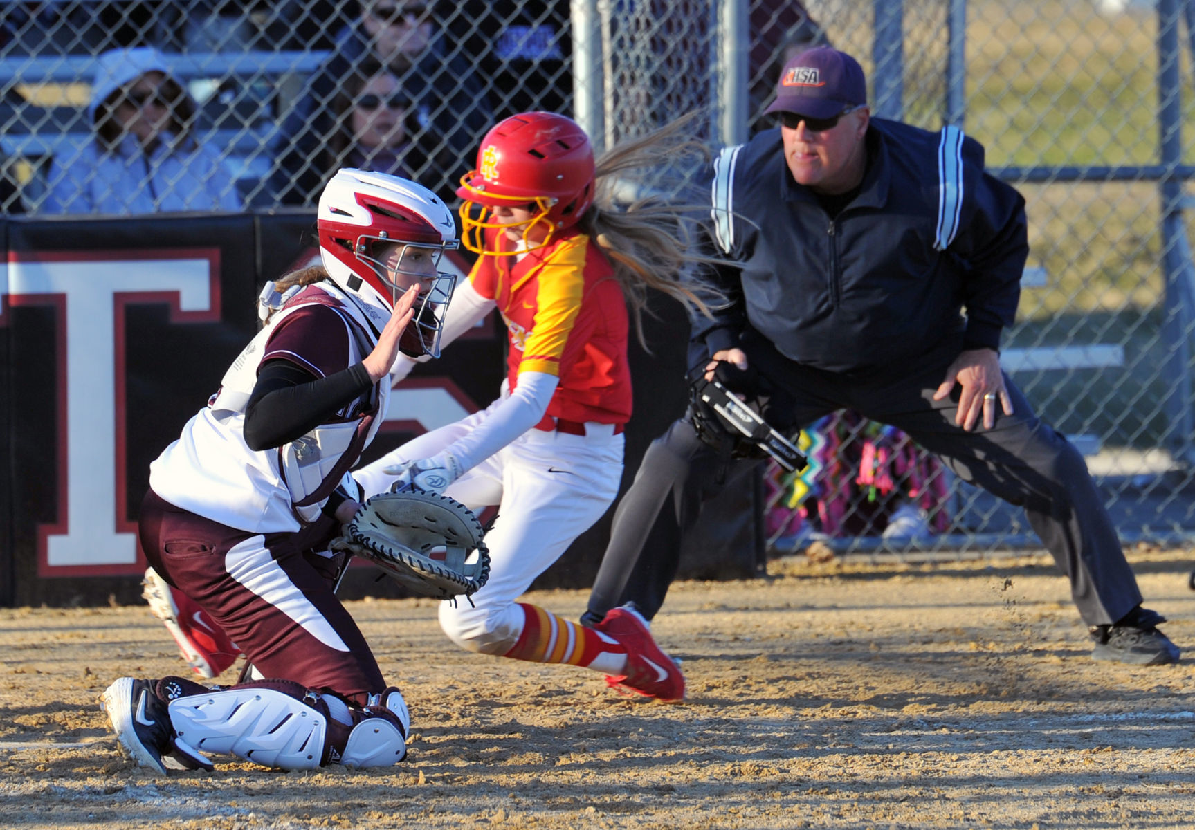 Rock Island at Rockridge softball
